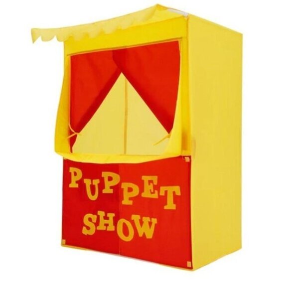 Alvantor Pop Up Puppet Show Tent Booth Pretend Play Preschool Daycare Easy Store - Picture 1 of 8